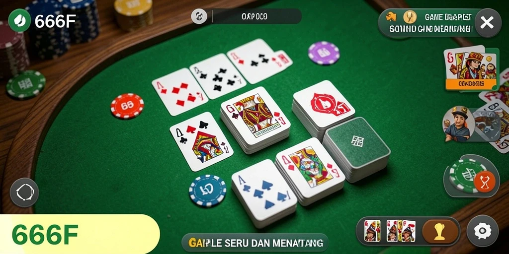 Screenshot gameplay Gaple yang menarik dan interaktif.