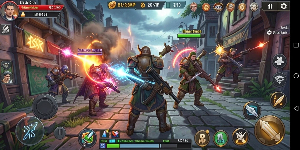 Screenshot gameplay strategi 8SVIP yang menegangkan dan penuh aksi.