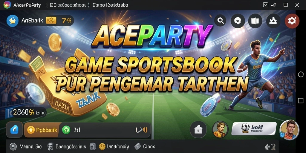 Tampilan menarik dari gameplay Sportsbook ACEPARTY saat taruhan berlangsung.