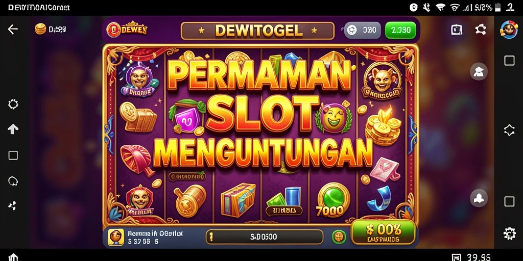 Tampilan gameplay menarik dari DEWITOGEL yang penuh warna.