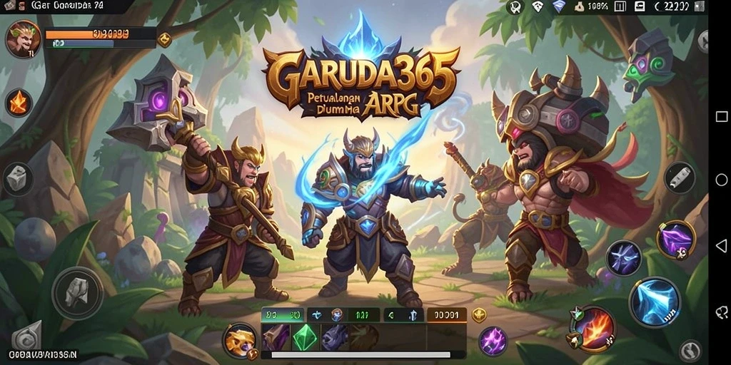 Tampilan gameplay ARPG yang menarik di GARUDA365.
