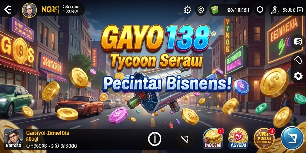 Tampilan gameplay seru dari GAYO138 di dunia Tycoon.