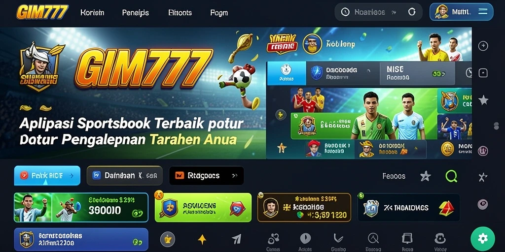 Tampilan menarik saat taruhan berlangsung di GIM777.