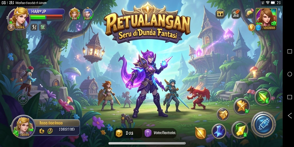 Tampilan gameplay HARAPJP yang menegangkan dan menarik.