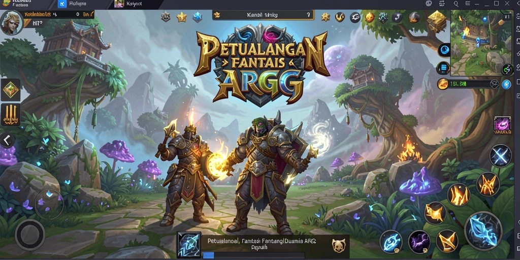 Screenshot dari gameplay seru dalam HIT9 yang menampilkan aksi ARPG yang dinamis.