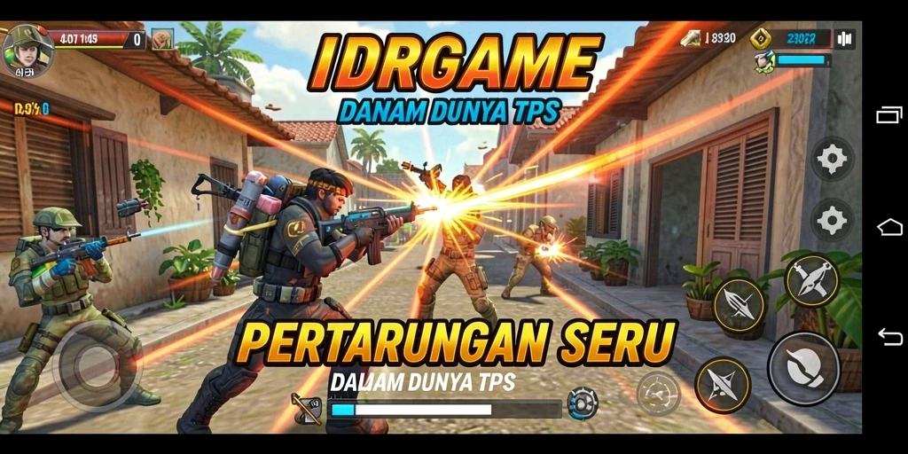 Tampilan gameplay seru di IDRGAME saat pertarungan berlangsung.