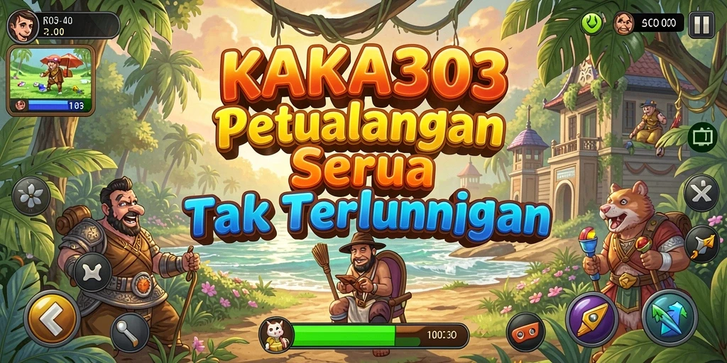 Screenshot utama KAKA303 menampilkan aksi seru dalam gameplay Adventure.