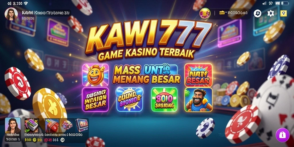 Tampilan menarik dari gameplay Kasino KAWI777 yang mengasyikkan.