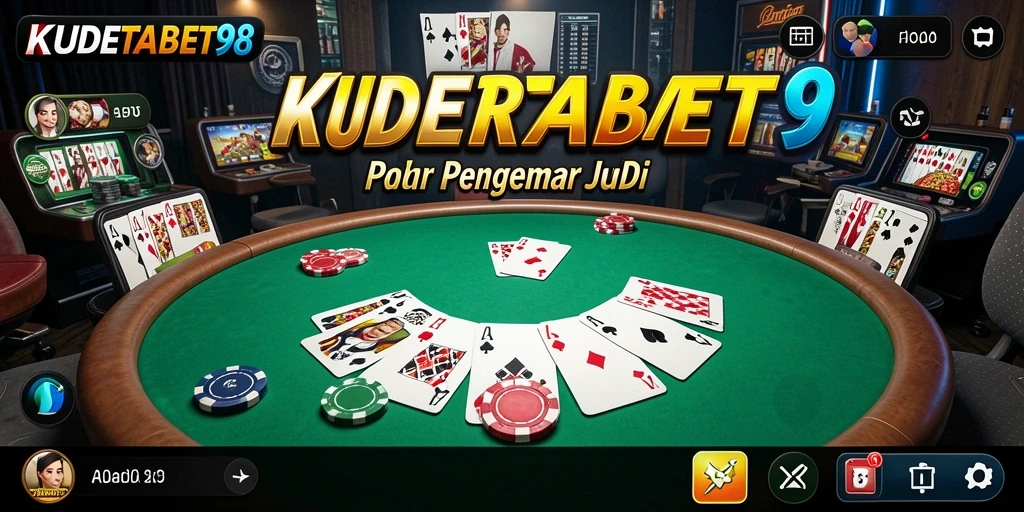Tampilkan gameplay Poker yang mendebarkan dari KUDETABET98.