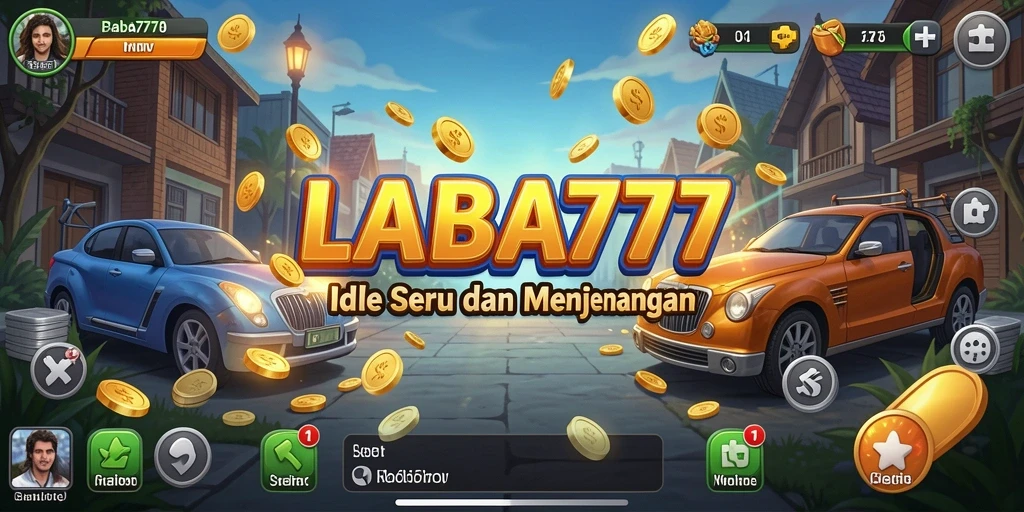 Tampilan gameplay seru dari LABA777 menunjukkan karakter yang bekerja secara otomatis.