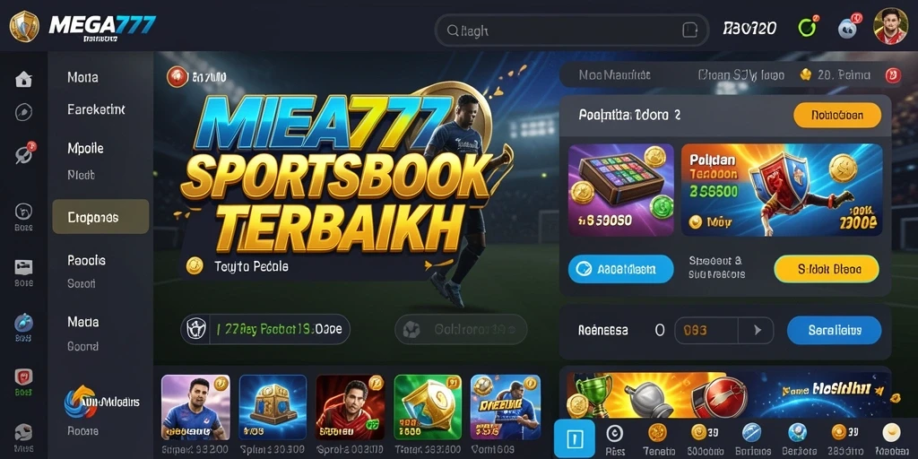 Tampilan gameplay menarik MEGA777 dengan berbagai taruhan olahraga.