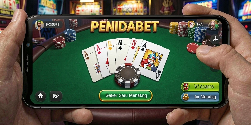 Gameplay menarik dari PENIDABET dengan suasana poker yang menantang.