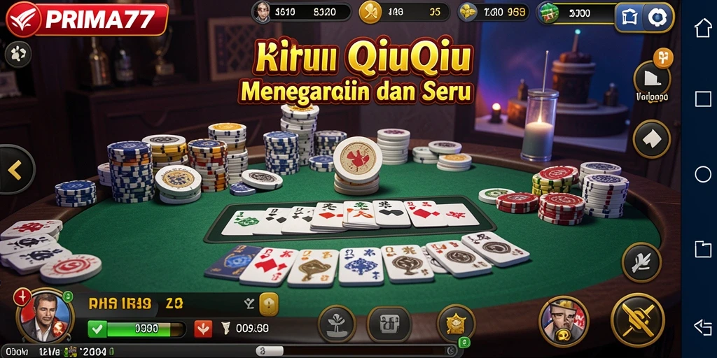Screenshot gameplay QiuQiu yang menegangkan di PRIMA77.