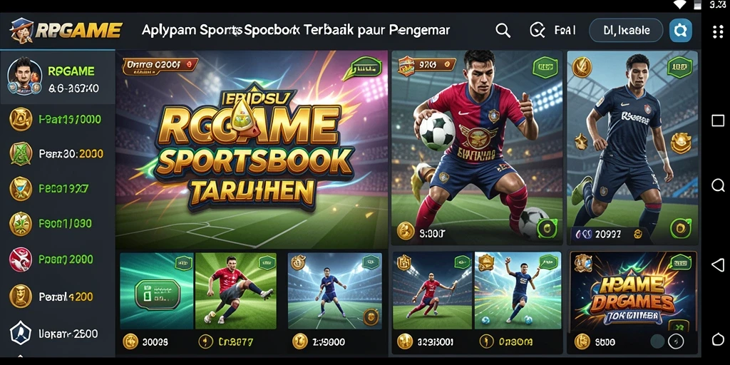 Screenshot RPGAME menunjukkan pengalaman taruhan yang mengasyikkan dan interaktif.