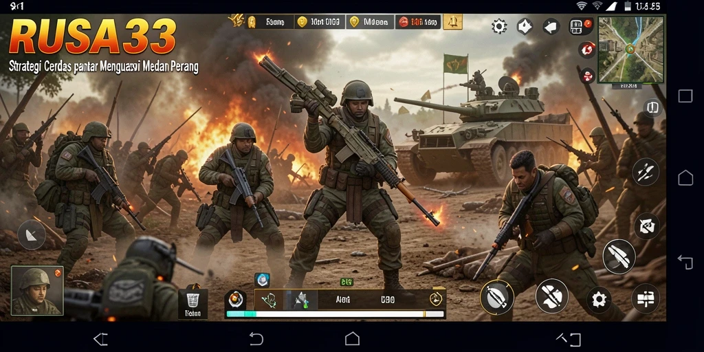 Tampilan gameplay RUSA33 yang menegangkan dan penuh strategi.