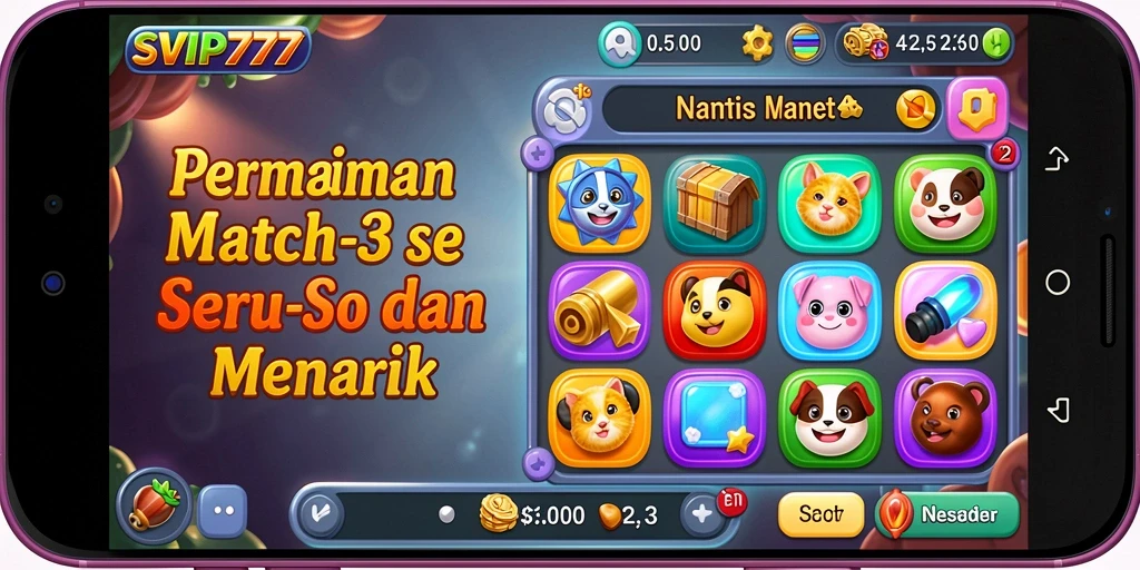 Tampilan gameplay SVIP777 yang memikat dan menyenangkan.