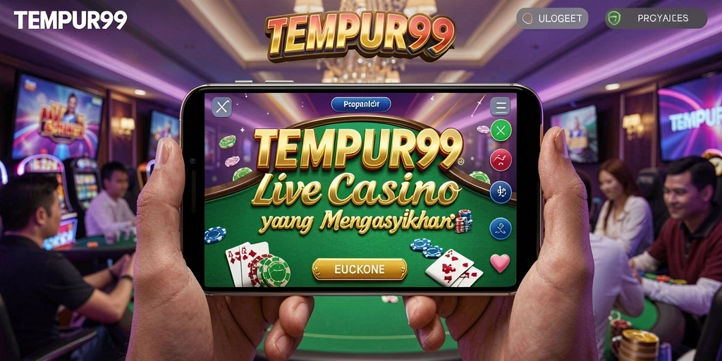 Tampilan gameplay Live Casino yang menarik dan interaktif.